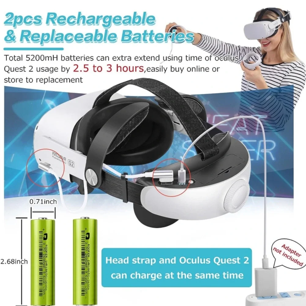 Oculus Quest 2 with accessories